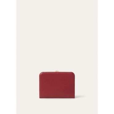 Loro Piana - Metal Frame Cardholder Goat, Woman, Betel Berry/Sun Gold, Size: NR