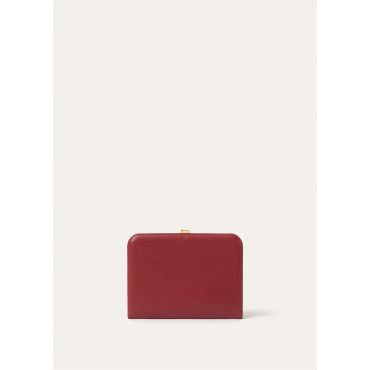 Loro Piana - Metal Frame Cardholder Goat, Woman, Betel Berry/Sun Gold, Size: NR