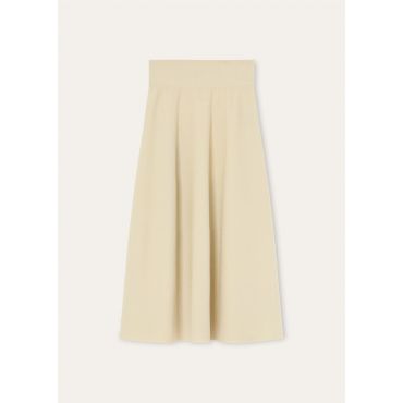 Loro Piana - Touch Royal Lightness Skirt Wool Silk Gg 18, Woman, Creamy Vanilla, Size: XS