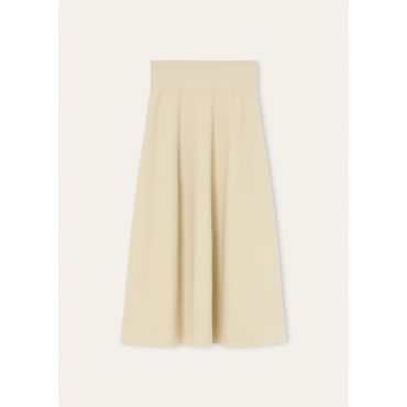 Loro Piana - Touch Royal Lightness Skirt Wool Silk Gg 18, Woman, Creamy Vanilla, Size: XS