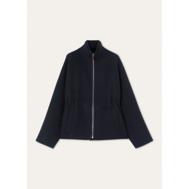 Loro Piana - Andik Caban Cash Double, Woman, Blue Navy, Size: 44