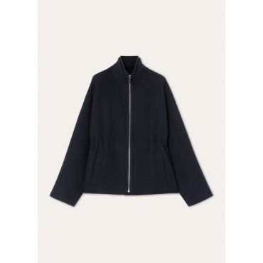 Loro Piana - Andik Caban Cash Double, Woman, Blue Navy, Size: 44