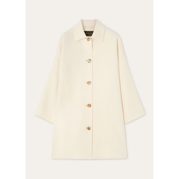 Loro Piana - Anthony Sb Coat Only Double, Woman, Nut Milk, Size: 34