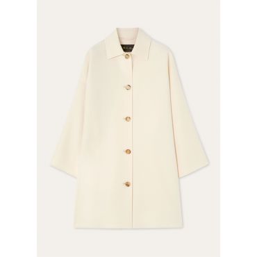 Loro Piana - Anthony Sb Coat Only Double, Woman, Nut Milk, Size: 34