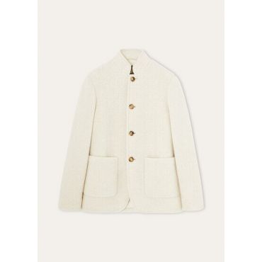 Loro Piana - Spagna Sb Jacket Curly Fur, Woman, Nougat, Size: 40