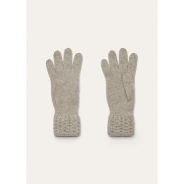 Loro Piana - Jungfrau Gloves Baby Cash Gg 5, Woman, Beige, Size: S