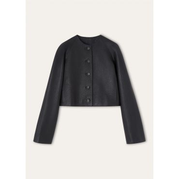 Loro Piana - Jonti Blouson Cervo, Woman, Blue Navy, Size: 36