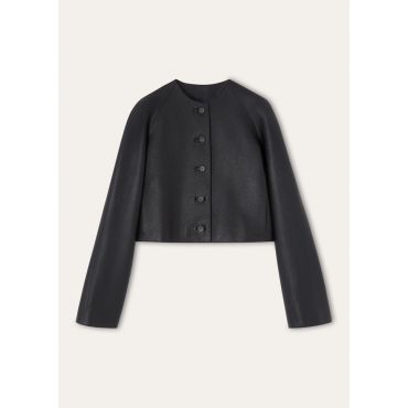 Loro Piana - Jonti Blouson Cervo, Woman, Blue Navy, Size: 36
