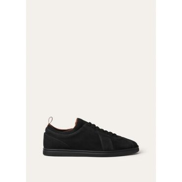 Loro Piana - Soho 2.0 Walk Grained Nabuck, Man, Black, Size: 45