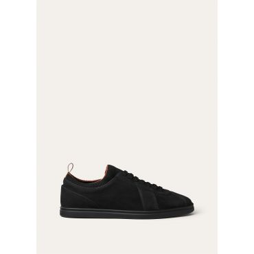 Loro Piana - Soho 2.0 Walk Grained Nabuck, Man, Black, Size: 45