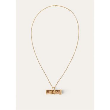 Loro Piana - Dice Necklace, Woman, Sun Gold, Size: NR