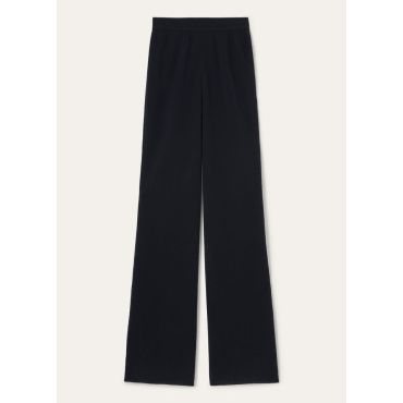 Loro Piana - Royal Lightness Trousers Wool Silk Gg 18 A.f., Woman, Blue Navy, Size: 44