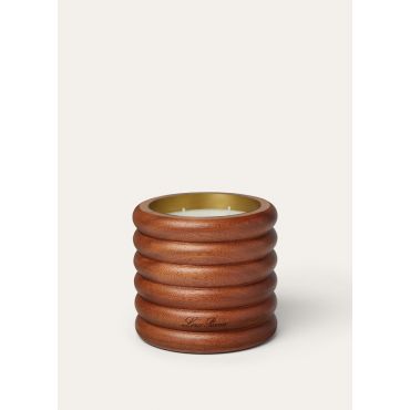 Loro Piana - Mystic Fleece Candle Large Mahogany, Natural Mahogany Wood, Size: NR