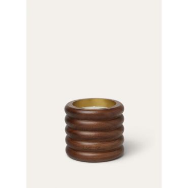 Loro Piana - Smoky Tweed Candle Medium Walnut, Natural Walnut Wood, Size: NR