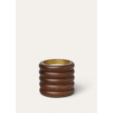 Loro Piana - Smoky Tweed Candle Medium Walnut, Natural Walnut Wood, Size: NR
