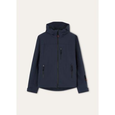 Loro Piana - Kyne Bomber Techno Bistretch 3l Storm, Man, Blue Navy, Size: 52