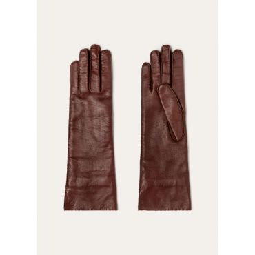 Loro Piana - Carla Gloves Plonge', Woman, Havana Brown, Size: M