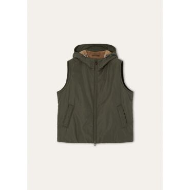 Loro Piana - Zermatt Vest Twenty K Storm/woolfur, Man, Tea Leaves, Size: 48