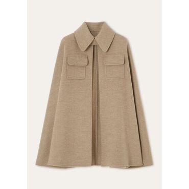 Loro Piana - Gilda Cape Cash Double, Woman, Marble Slab, Size: M