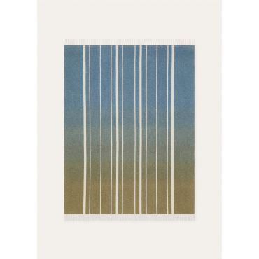 Loro Piana - Plaid Suitcase Stripe Degrade Cash, Green/Blue, Size: NR