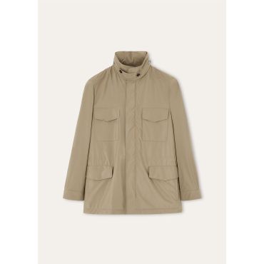 Loro Piana - Traveller Field Jacket Windmate Storm, Man, Thyme, Size: 60