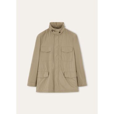 Loro Piana - Traveller Field Jacket Windmate Storm, Man, Thyme, Size: 60