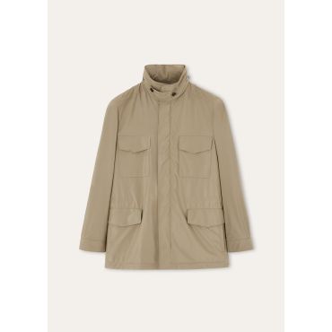 Loro Piana - Traveller Field Jacket Windmate Storm, Man, Thyme, Size: 60