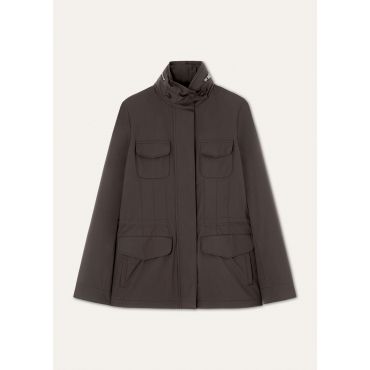 Loro Piana - Traveller Lady Field Jacket Windmate Stretch Storm, Woman, Caramel Syrup, Size: 36