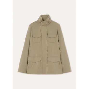 Loro Piana - Traveller Lady Field Jacket Windmate Stretch Storm, Woman, Thyme, Size: 40