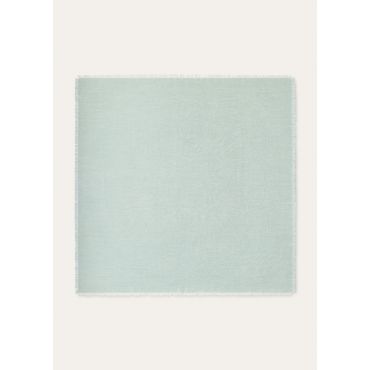 Loro Piana - Punjab Jacquard Foulard 90 Cash Silk, Woman, Pearl Cloud/Pale Leaf, Size: NR