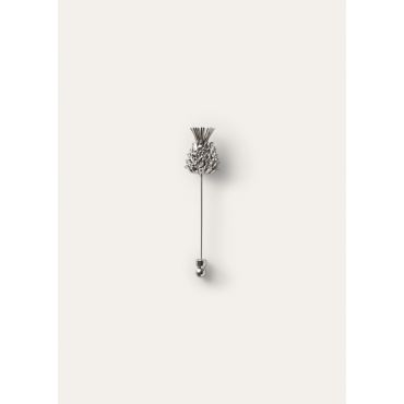 Loro Piana - Maxi Cardo Pin, Woman, Antique Silver, Size: NR
