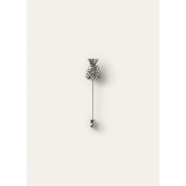Loro Piana - Maxi Cardo Pin, Woman, Antique Silver, Size: NR