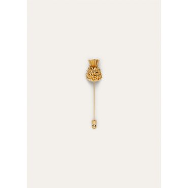 Loro Piana - Maxi Cardo Pin, Woman, Sun Gold, Size: NR