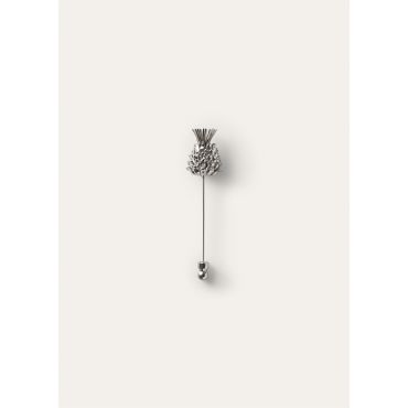 Loro Piana - Maxi Cardo Pin, Woman, Antique Silver, Size: NR
