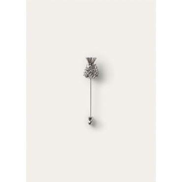 Loro Piana - Maxi Cardo Pin, Woman, Antique Silver, Size: NR