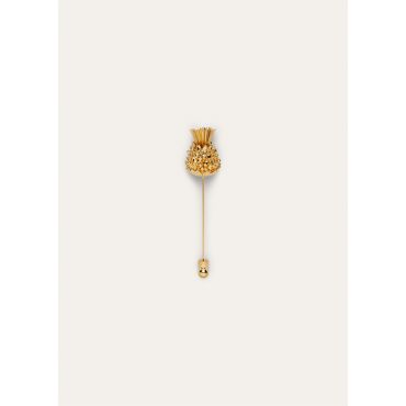 Loro Piana - Maxi Cardo Pin, Woman, Sun Gold, Size: NR