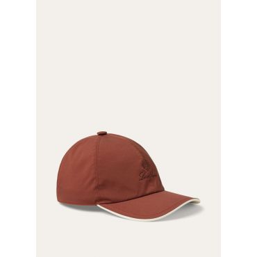 Loro Piana - Loro Piana Baseball Bicolor Wind, Man, Sanguine Pencil/Ivory, Size: XL