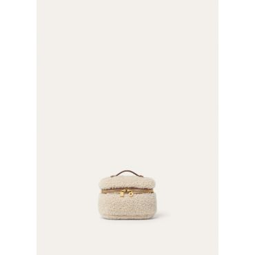 Loro Piana - Extra Pocket Charm Cashfur/rounded Lth, Woman, Ancient Paper/Caramel Sugar/Sun Gold, Size: NR