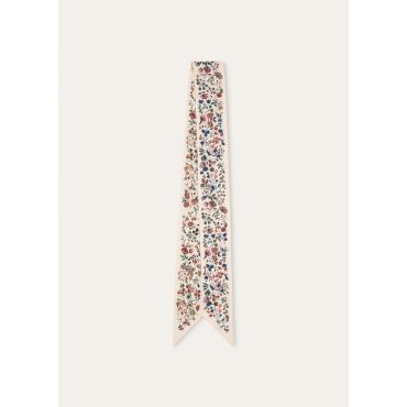 Loro Piana - Loro Piana Arundel Gardens Tb 108 Silk Jacquard, Woman, Ivory/Melon/Peacock, Size: NR