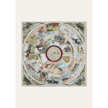 Loro Piana - Loro Piana Arena Foulard 90 Silk Twill, Woman, Ivory Kummel, Size: NR