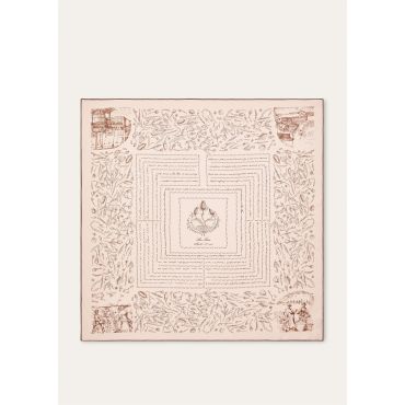 Loro Piana - Loro Piana Maestri Del Cardo Fld 90 Silk Twill, Woman, Powder/Nut, Size: NR