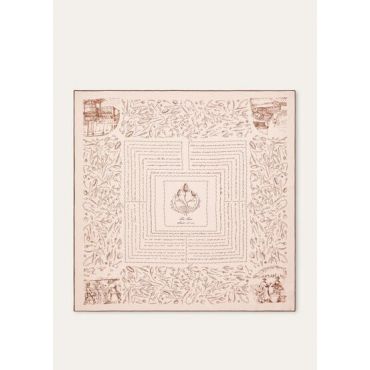 Loro Piana - Loro Piana Maestri Del Cardo Fld 90 Silk Twill, Woman, Powder/Nut, Size: NR