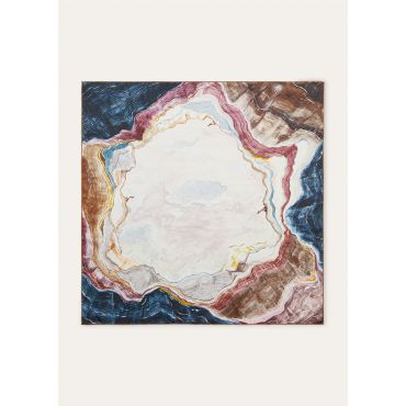 Loro Piana - Loro Piana Natura Australia Mmxxv Fld90 Silk Tw, Woman, Petroleum/Brown, Size: NR