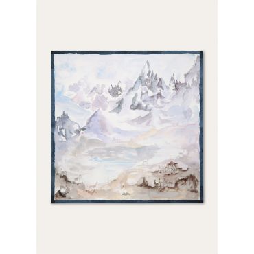 Loro Piana - Loro Piana Natura Delle Alpi Mmxxv Fld 90 Silk Tw, Woman, Navy/Lilac, Size: NR
