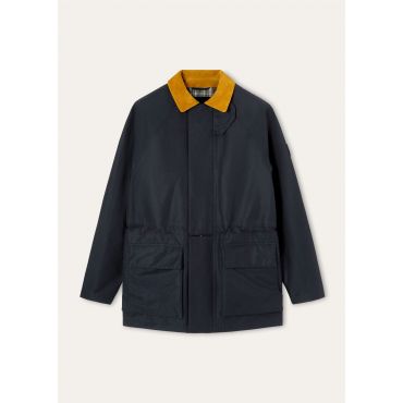 Loro Piana - Horsey Jacket Linen Silk 3l Loro Clan Storm, Man, Blue Navy, Size: 52