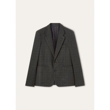 Loro Piana - Hedland Notch Sb Jacket Elgin Check, Man, Blue/Brown, Size: 56