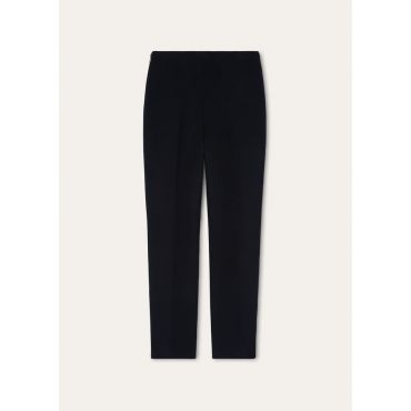 Loro Piana - Ralph Trousers Cash Double, Woman, Black, Size: 44