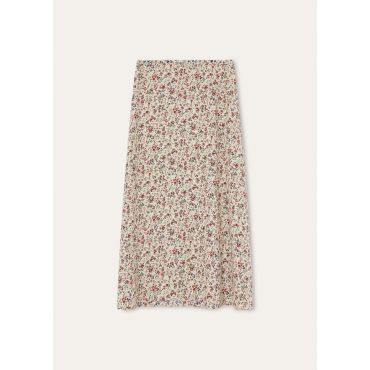 Loro Piana - Simona Skirt Lp Arundel Garden J.s., Woman, Ivory/Melon/Peacock, Size: 44