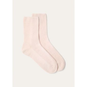 Loro Piana - Cashmere Socks Baby Cash Gg 12, Woman, Pale Baby Rose, Size: S