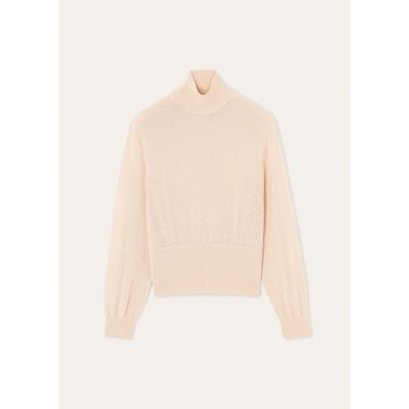 Loro Piana - Camino Turtleneck Sweater Gg 12, Woman, Burly Wood, Size: 36